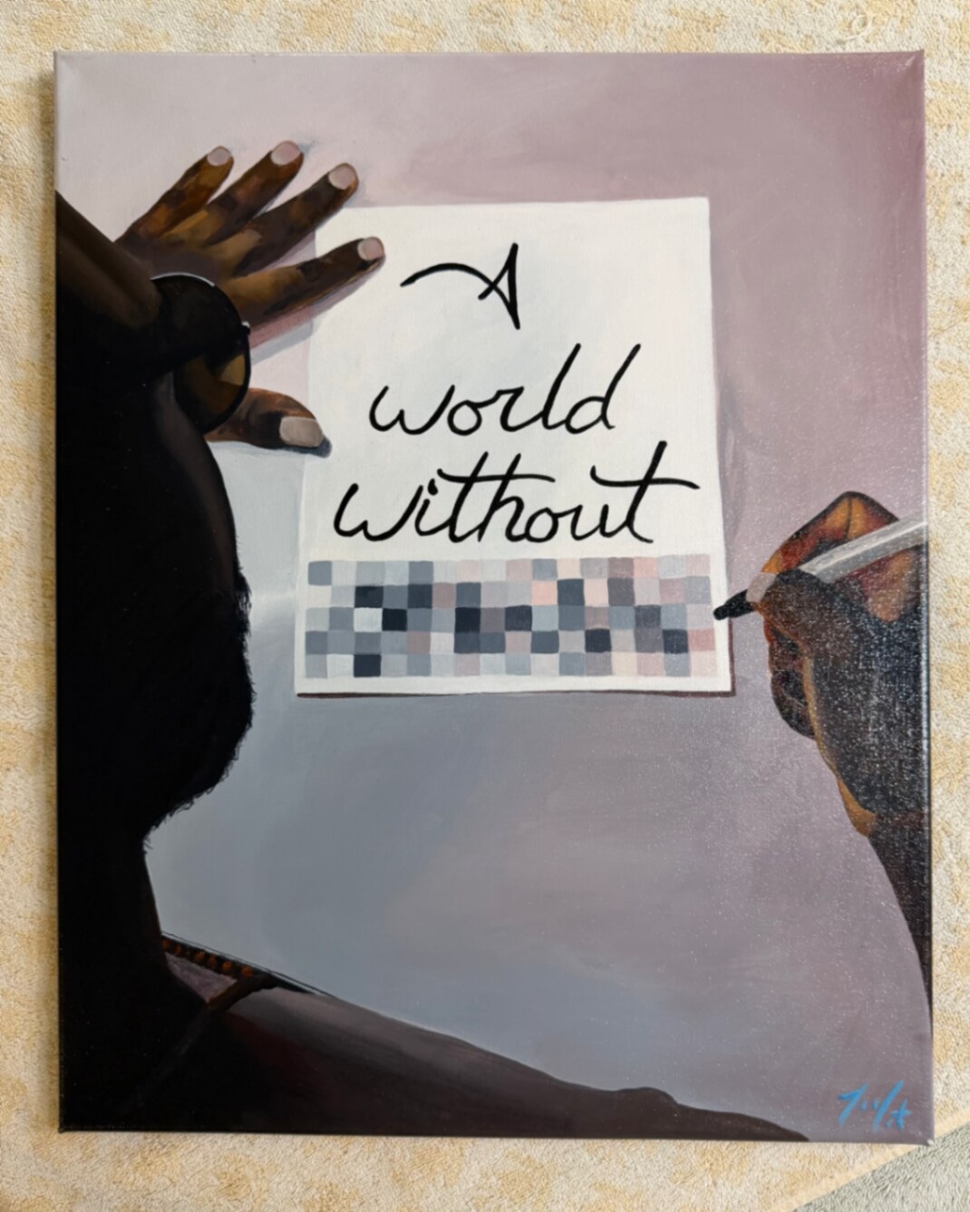 A World Without…, 2021, Acrylic on canvas